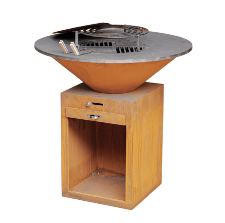 เตาผิงกลางแจ้ง KINGBE BRASERO 100 CM. (CORTEN STYLE)_0